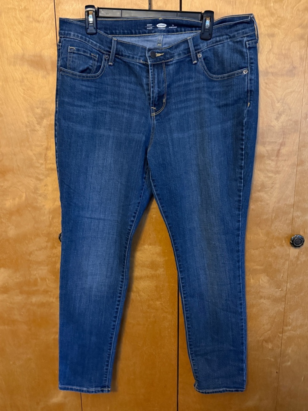 Old Navy Skinny Jeans size 14 short dark wash